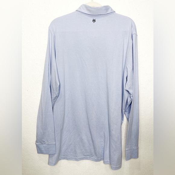 Greyson Apache II Long Sleeve Polo Shirt Quick Dry Color Wolf Size XL - Picture 2 of 5